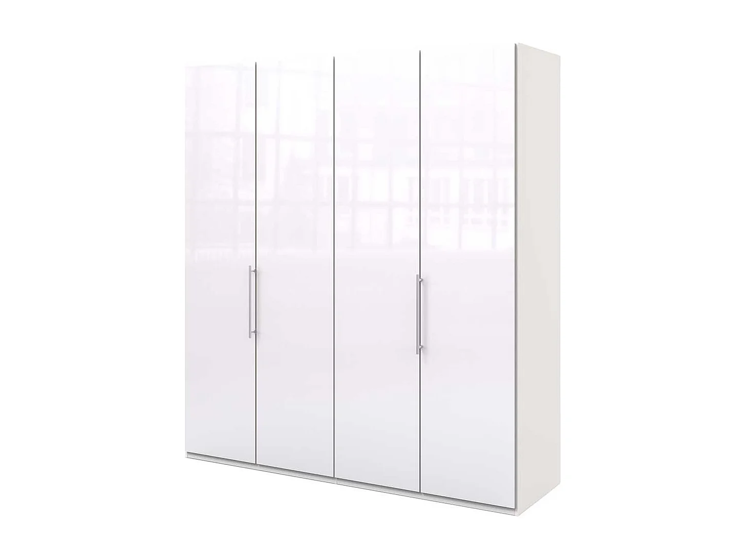 Schlafzimmerschrank in Weiß 2 türig - Made in Germany