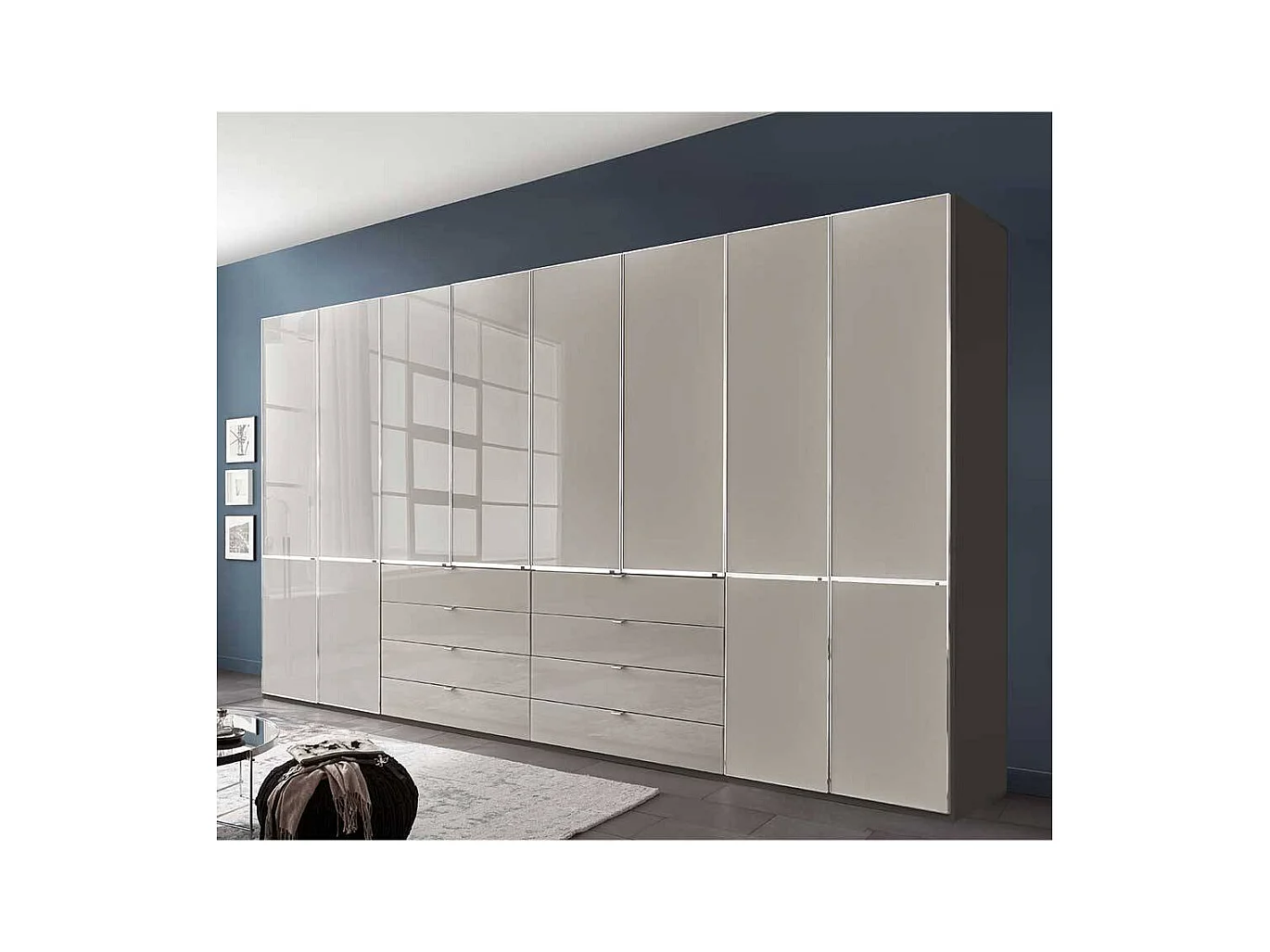 Kleiderschrank Schlafzimmerschrank Made in Germany - 394 cm breit