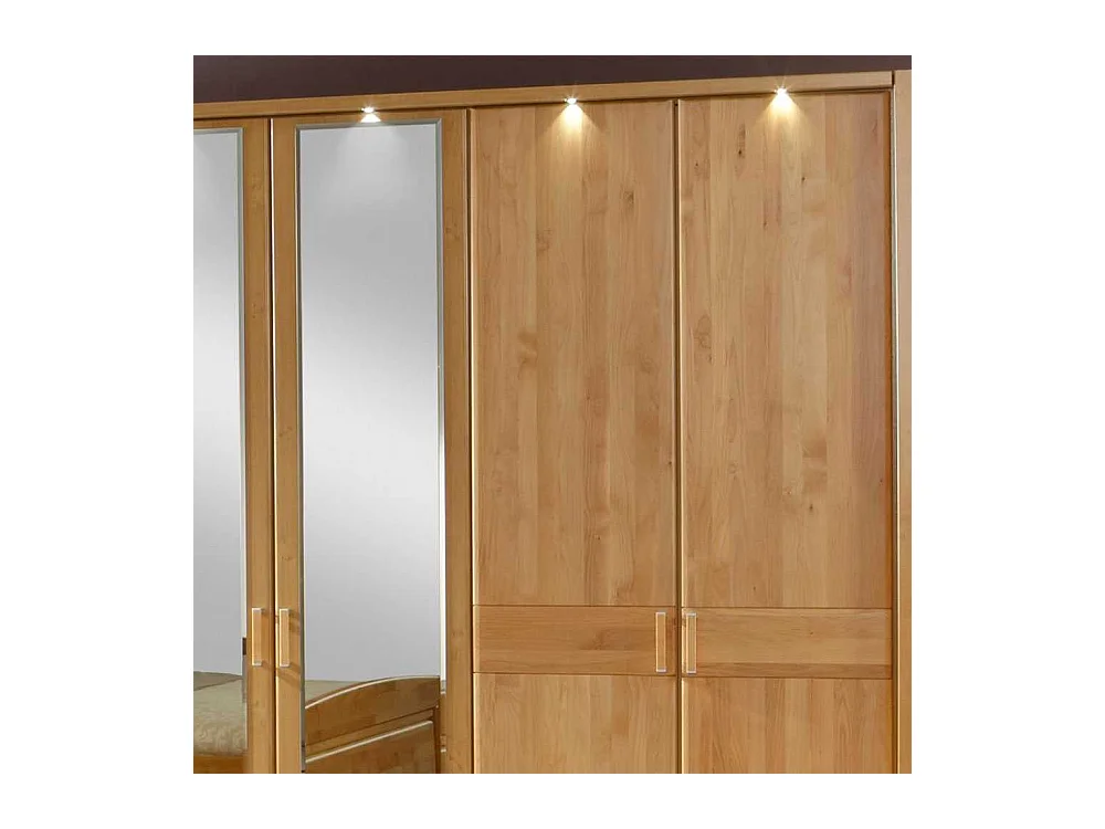 Schlafzimmerschrank aus Erle Teilmassiv Groß