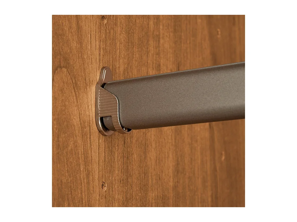 Drehtürenschrank Schlafzimmerschrank in Champagner teilmassiv