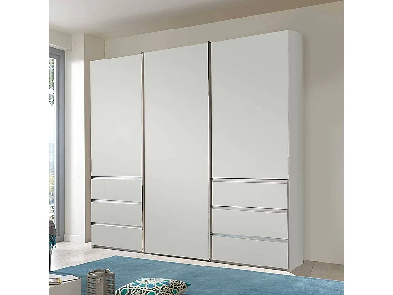 Gleittürenschrank mit sechs Schubladen modernem Design