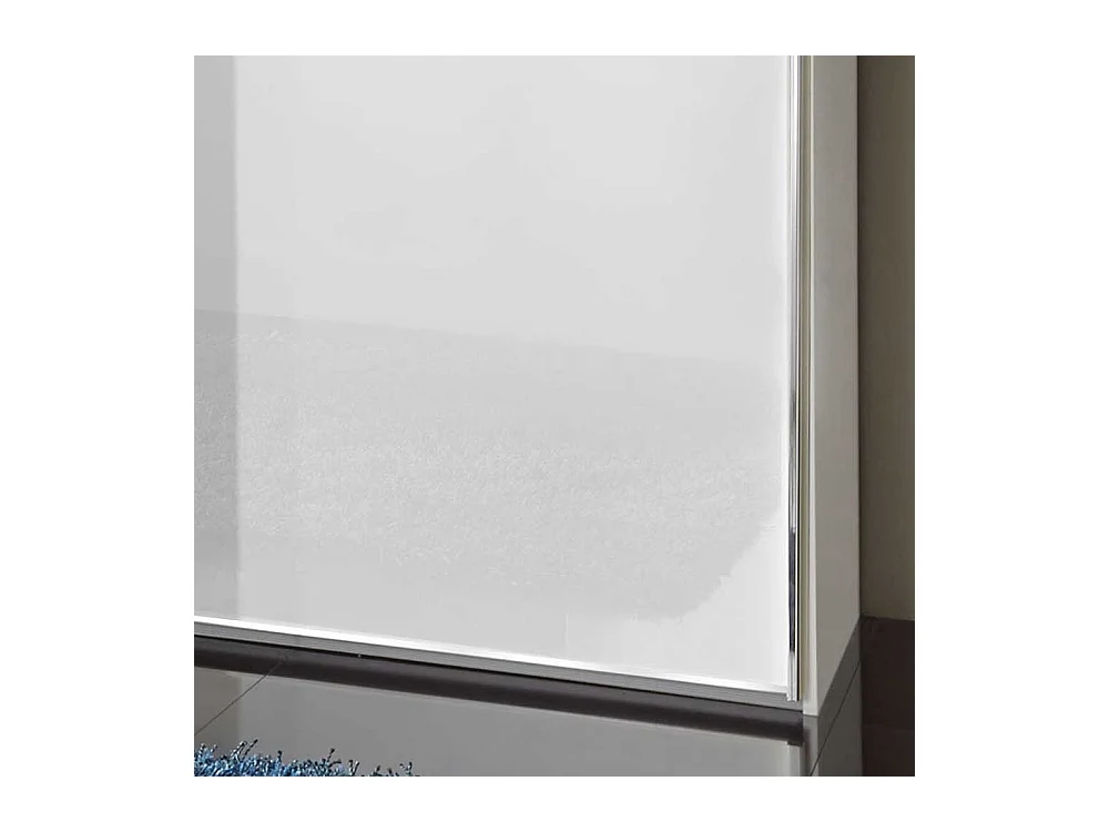 Schwebetüren Kleiderschrank 300 cm breit Weiß Glas