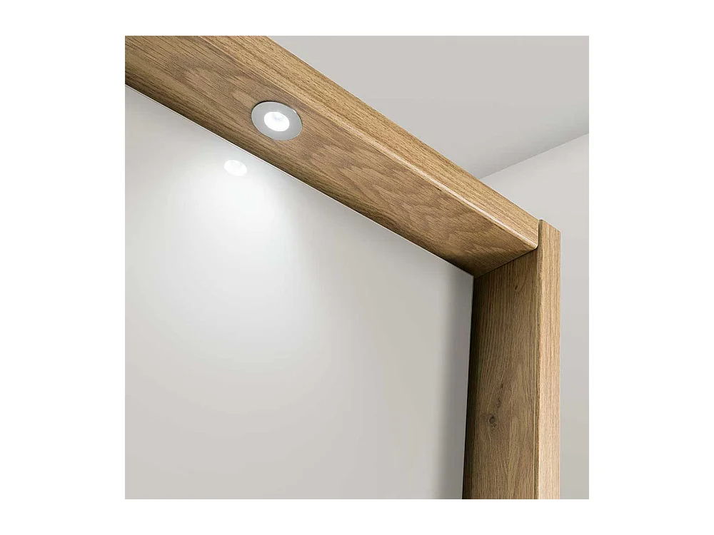 Drehtüren Kleiderschrank in Beige Glas beschichtet 6-türig