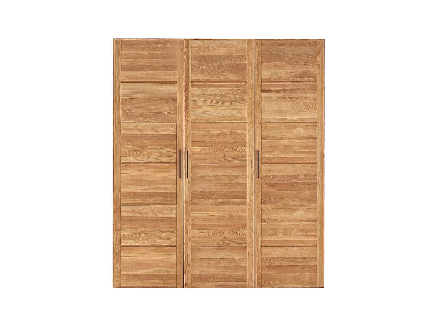 Massiver Schlafzimmerschrank aus Wildeiche 3 Türen