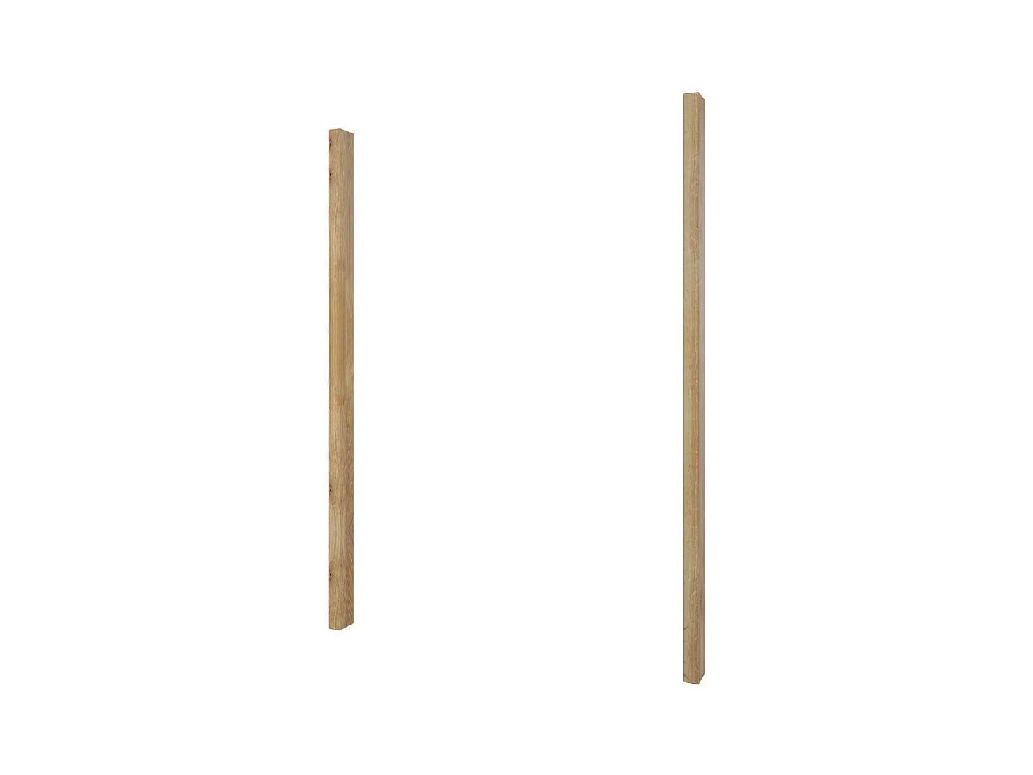 Asteiche teilmassiv Schlafzimmerschrank 221 cm hoch Landhausstil