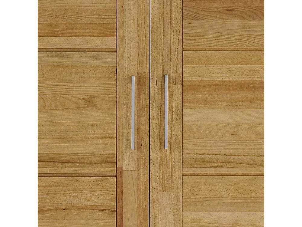 Schlafzimmerschrank in Kernbuchefarben Geölt