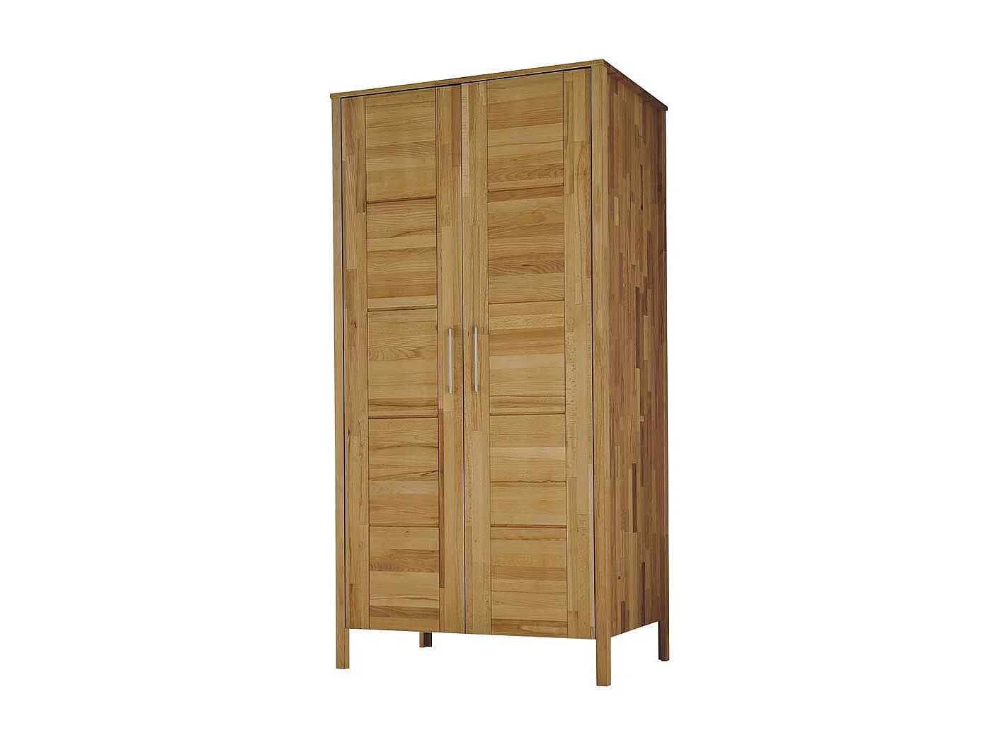 Schlafzimmerschrank in Kernbuchefarben Geölt