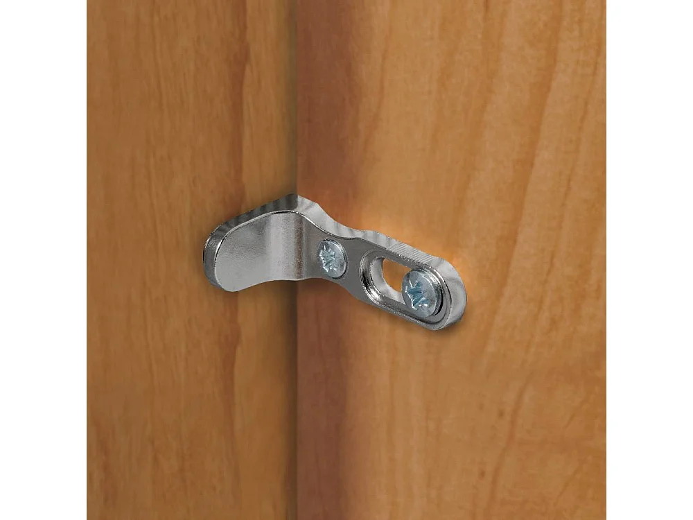 Drehtürenschrank Kleiderschrank in modernem Design mit Metallgriffen