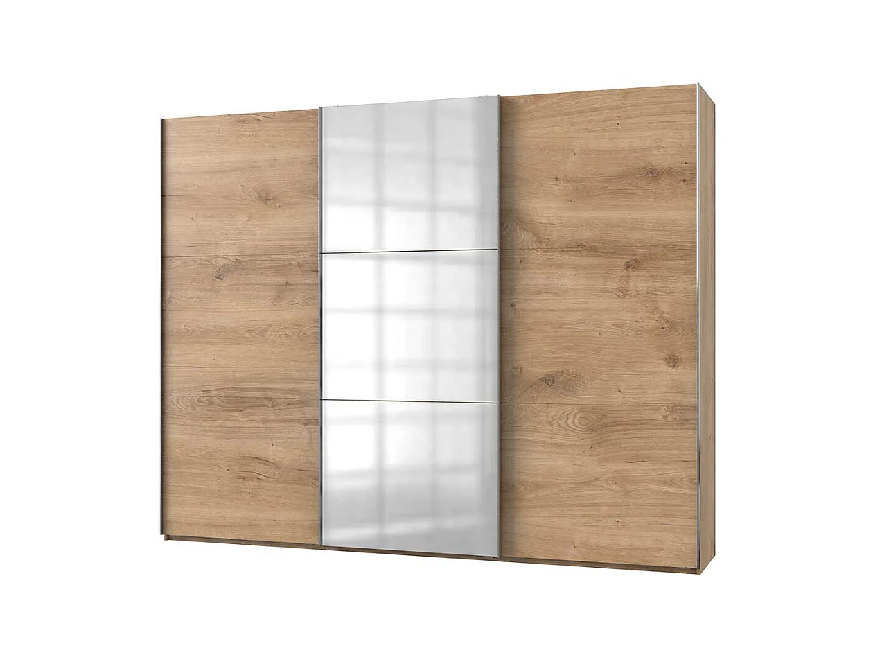 Gleittürenschrank Kleiderschrank mit Spiegel 300 cm breit