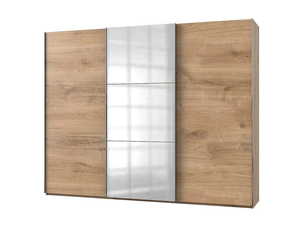 Gleittürenschrank Kleiderschrank mit Spiegel 300 cm breit