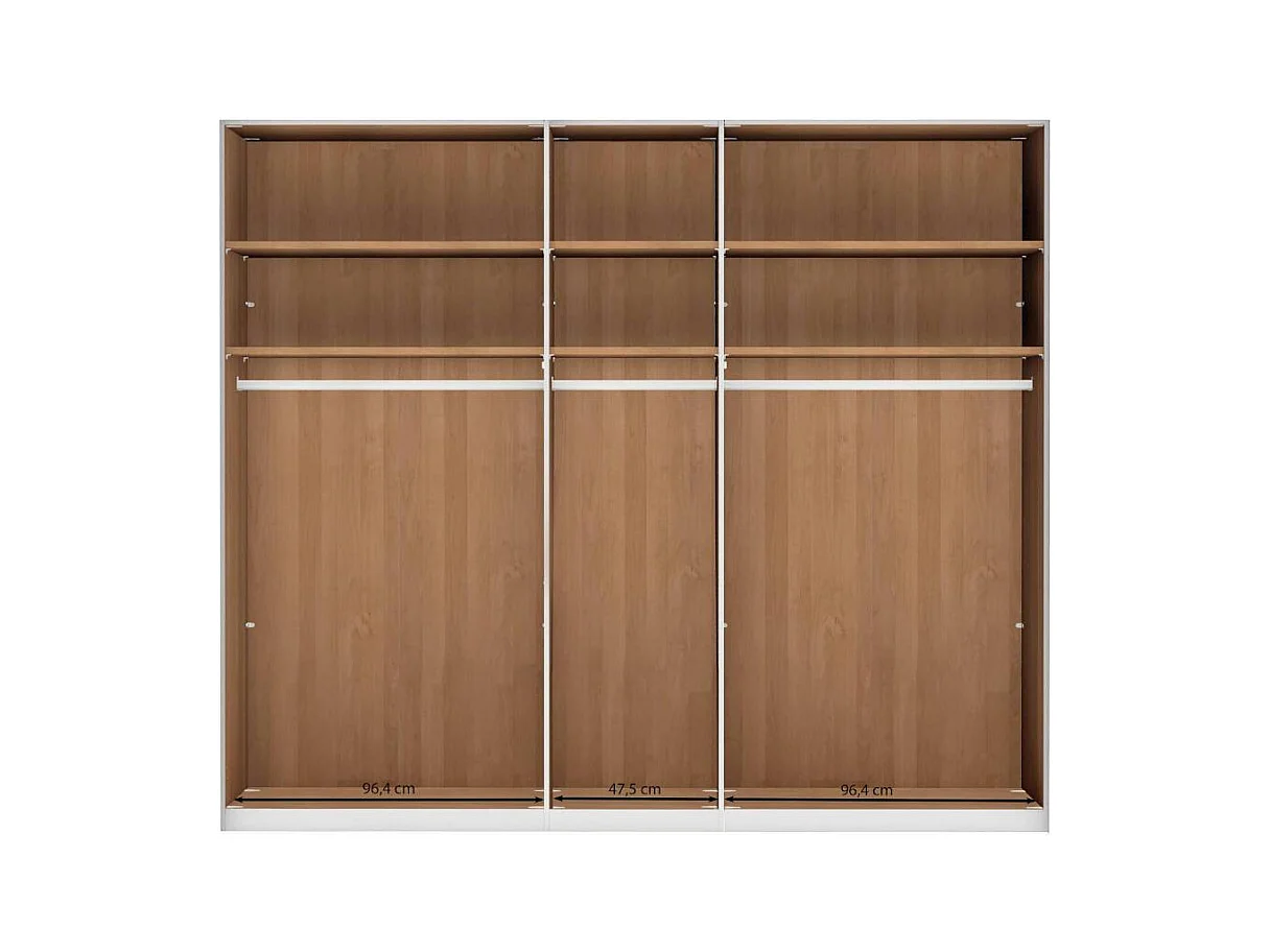 Drehtürenschrank mit Spiegeln Spiegel