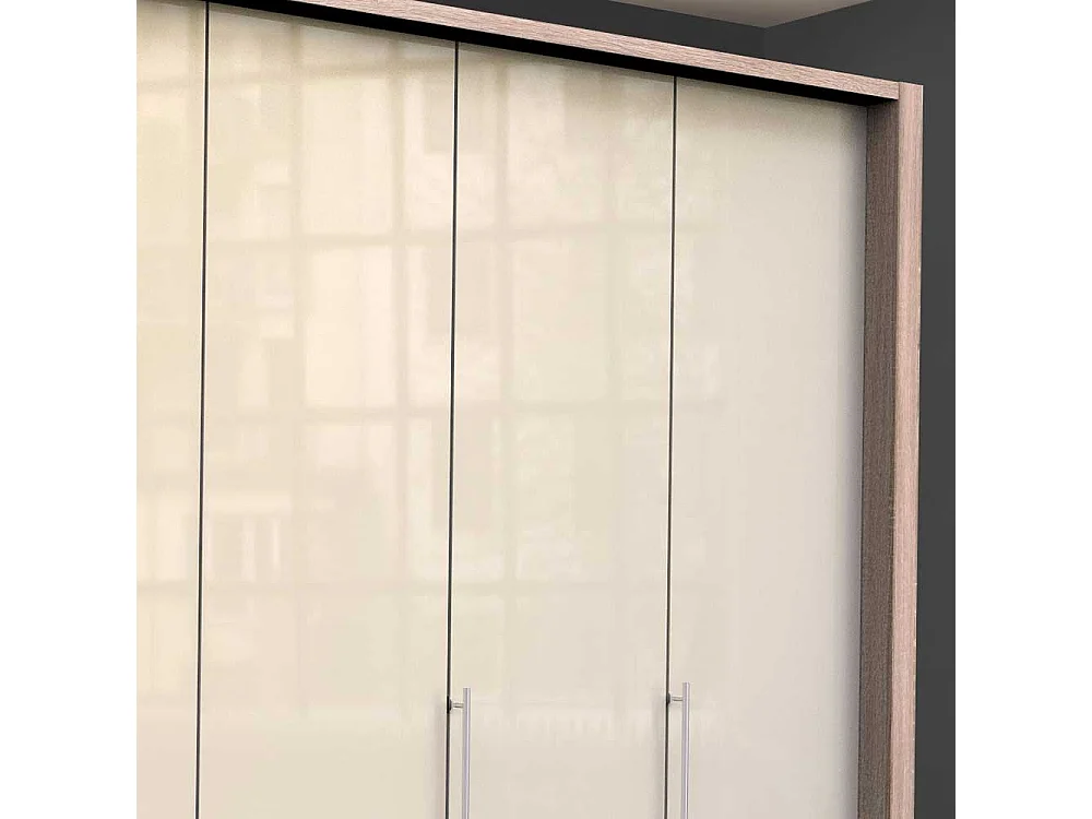 XL Schlafzimmerschrank in Cremefarben Eiche Sägerau