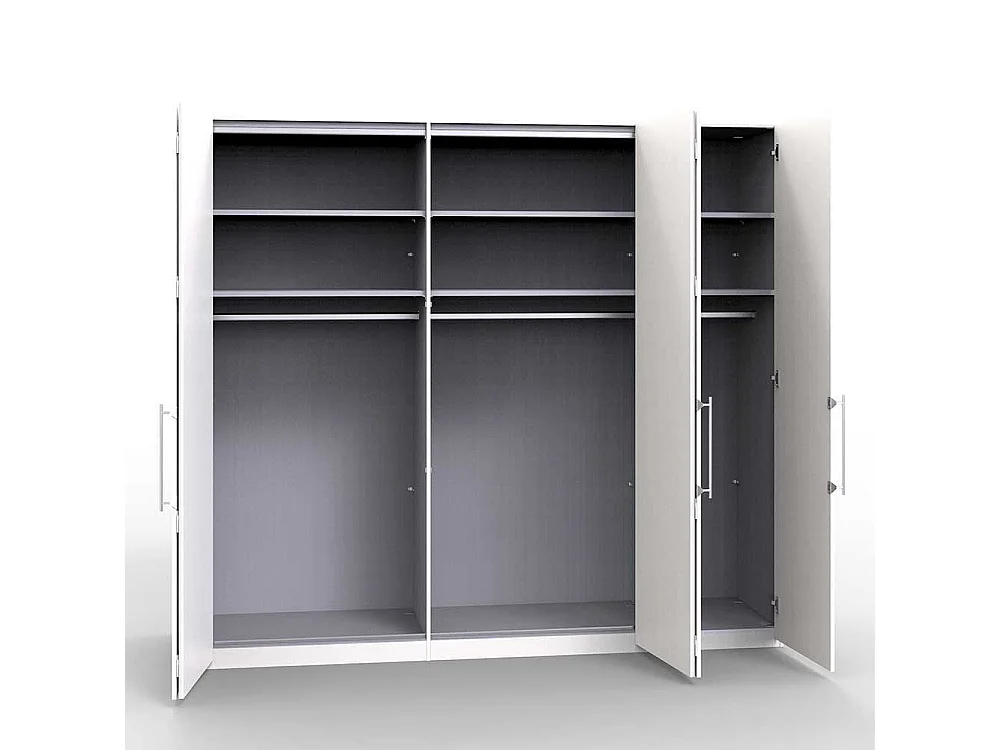 XL Schlafzimmerschrank in Cremefarben Eiche Sägerau