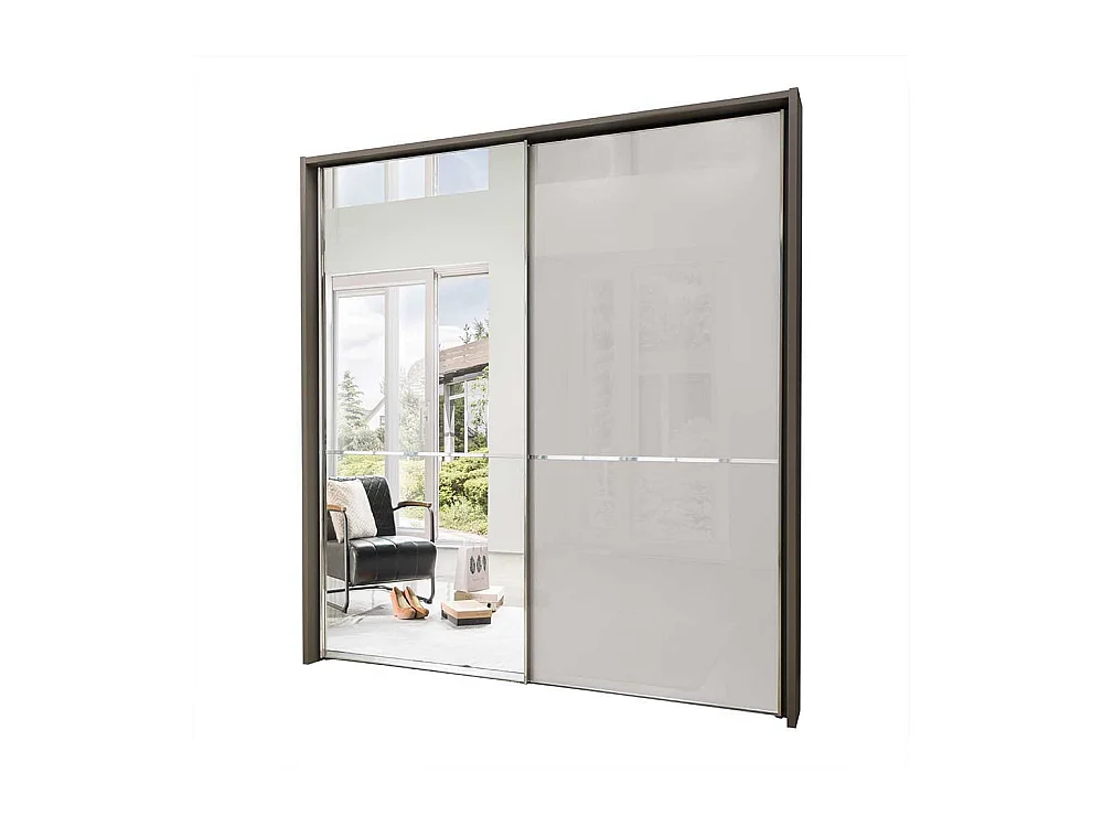 Schlafzimmerkleiderschrank 160 cm breit Schwebetüren