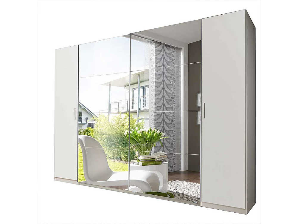 XL Kleiderschrank 272 cm oder 316 cm breit Spiegeltüren