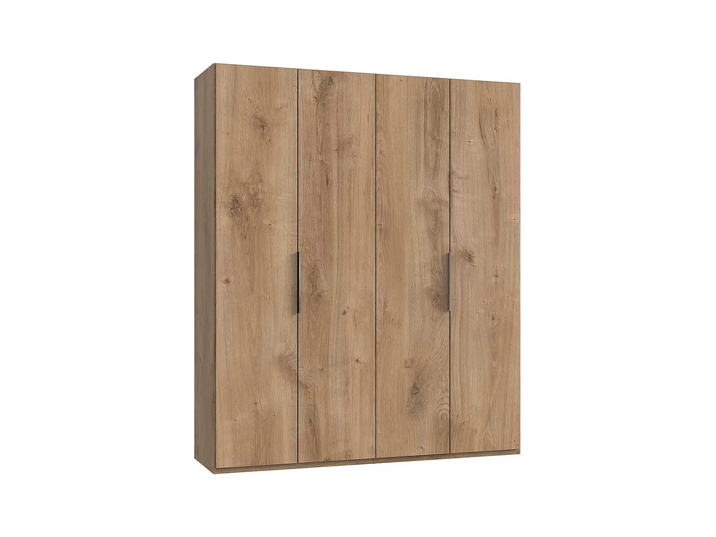 Kleiderschrank mit 4 Türen in Plankeneiche NB Made in Germany