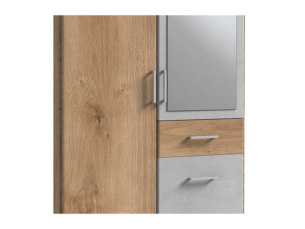 Jugend Kleiderschrank modern mit Spiegeltür drei Schubladen