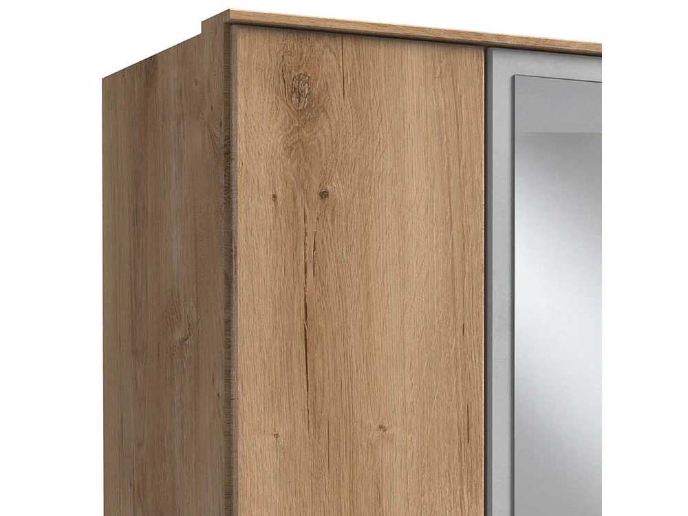 Jugend Kleiderschrank modern mit Spiegeltür drei Schubladen