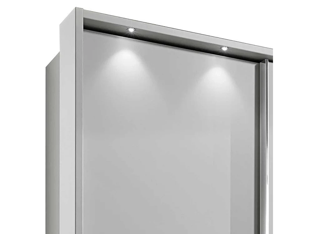 Schiebetürenschrank in Weiß 260 cm breit