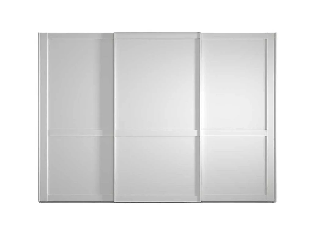 Schlafzimmerkleiderschrank mit Schiebetüren in Weiß Made in Germany