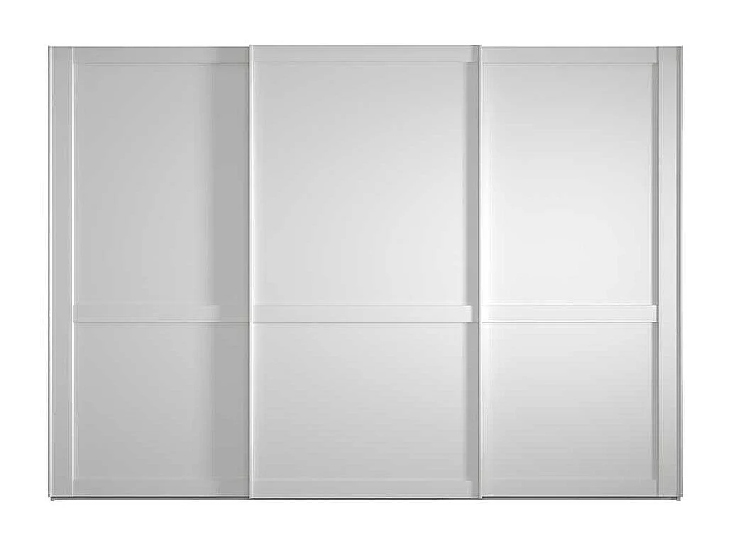 Schlafzimmerkleiderschrank mit Schiebetüren in Weiß Made in Germany