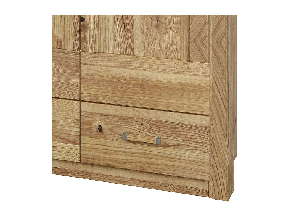 Teilmassiver Schlafzimmerschrank in Asteichefarben Landhausstil