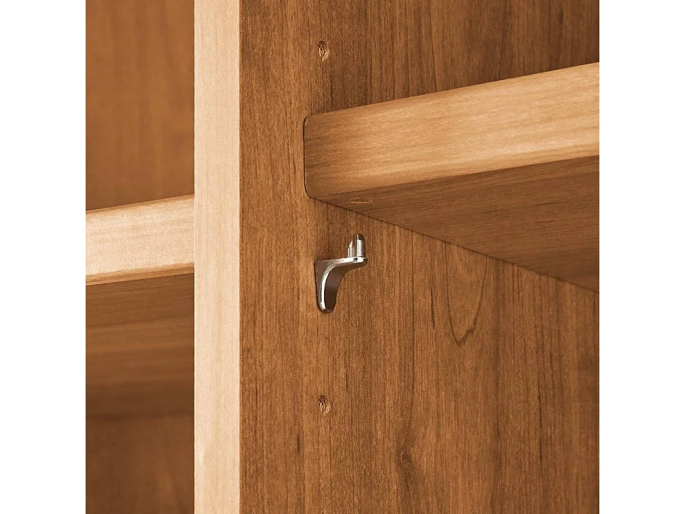 Drehtürschrank Schlafzimmerkleiderschrank in Champagner und modernem Design