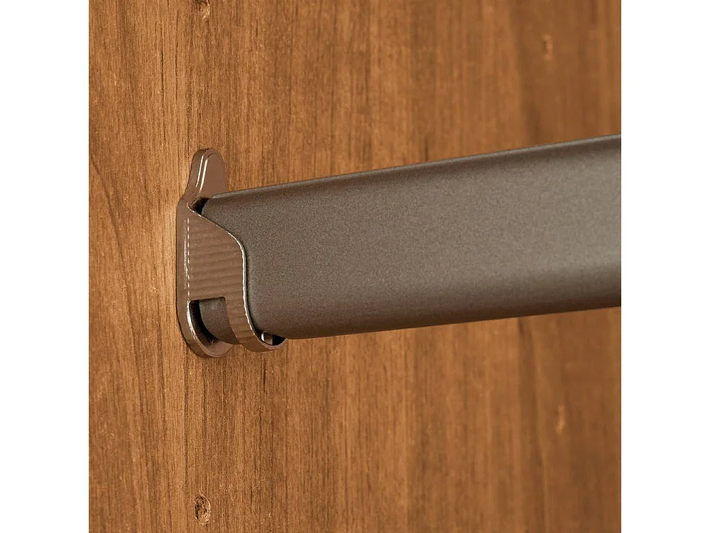 Drehtürschrank Schlafzimmerkleiderschrank in Champagner und modernem Design