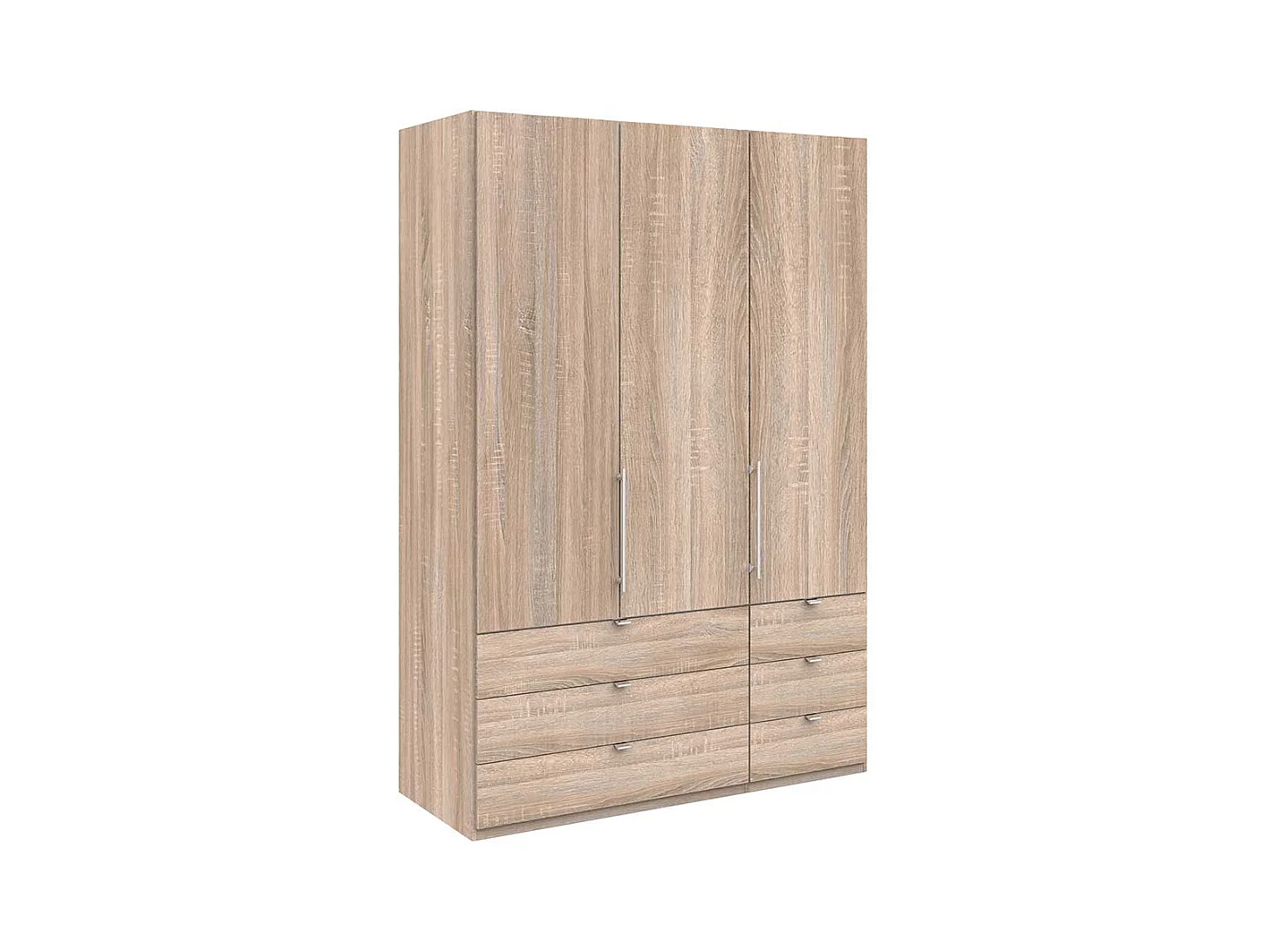 Moderner Jugendkleiderschrank 2 türig Eiche Sägerau