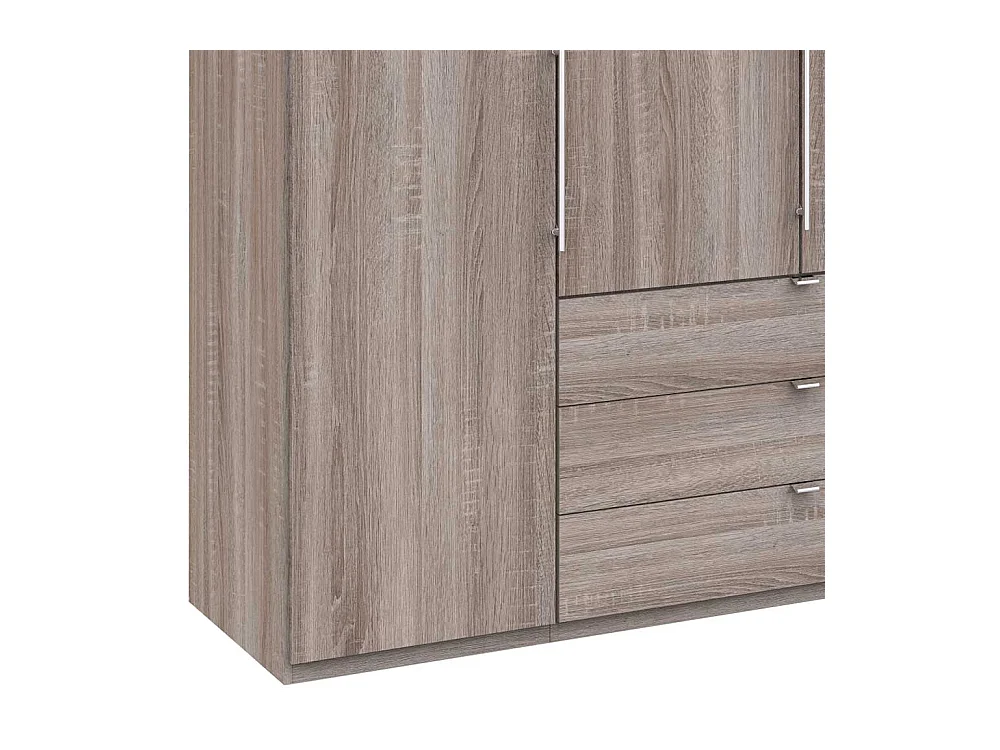 Schlafzimmerkleiderschrank mit sehr viel Stauraum Eiche Trüffelfarben