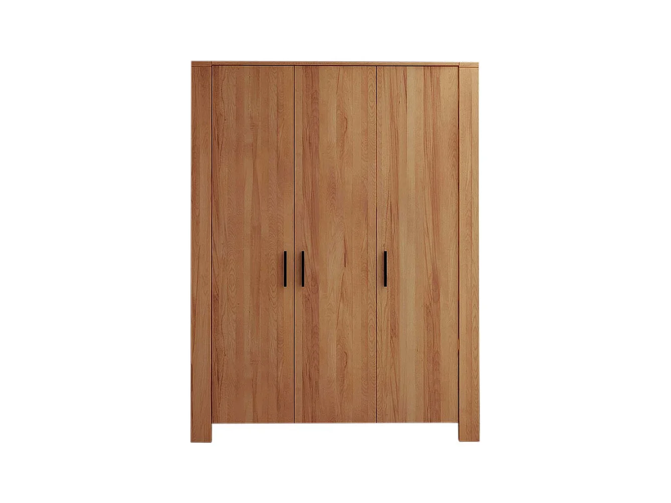 Massivholzschrank aus Kernbuche geölt 205 cm hoch