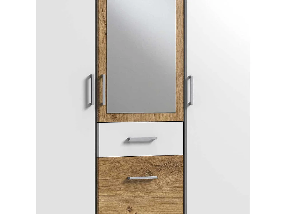 Schrank mit Spiegel und Schubladen in modernem Design Made in Germany