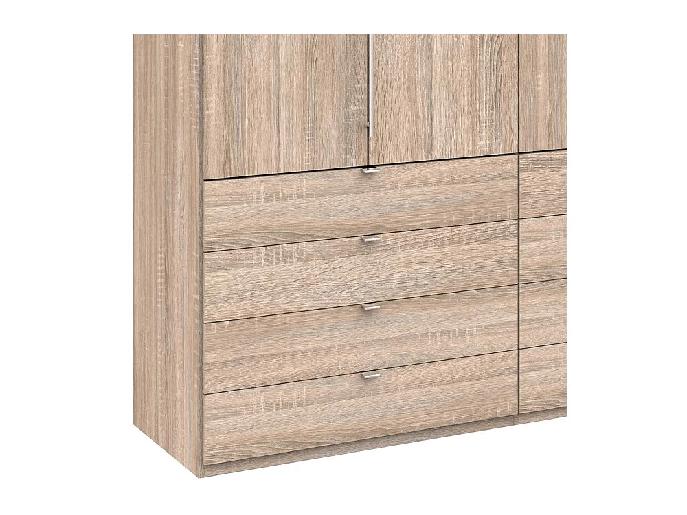 Kombi Ankleideschrank in Eiche Sägerau modern