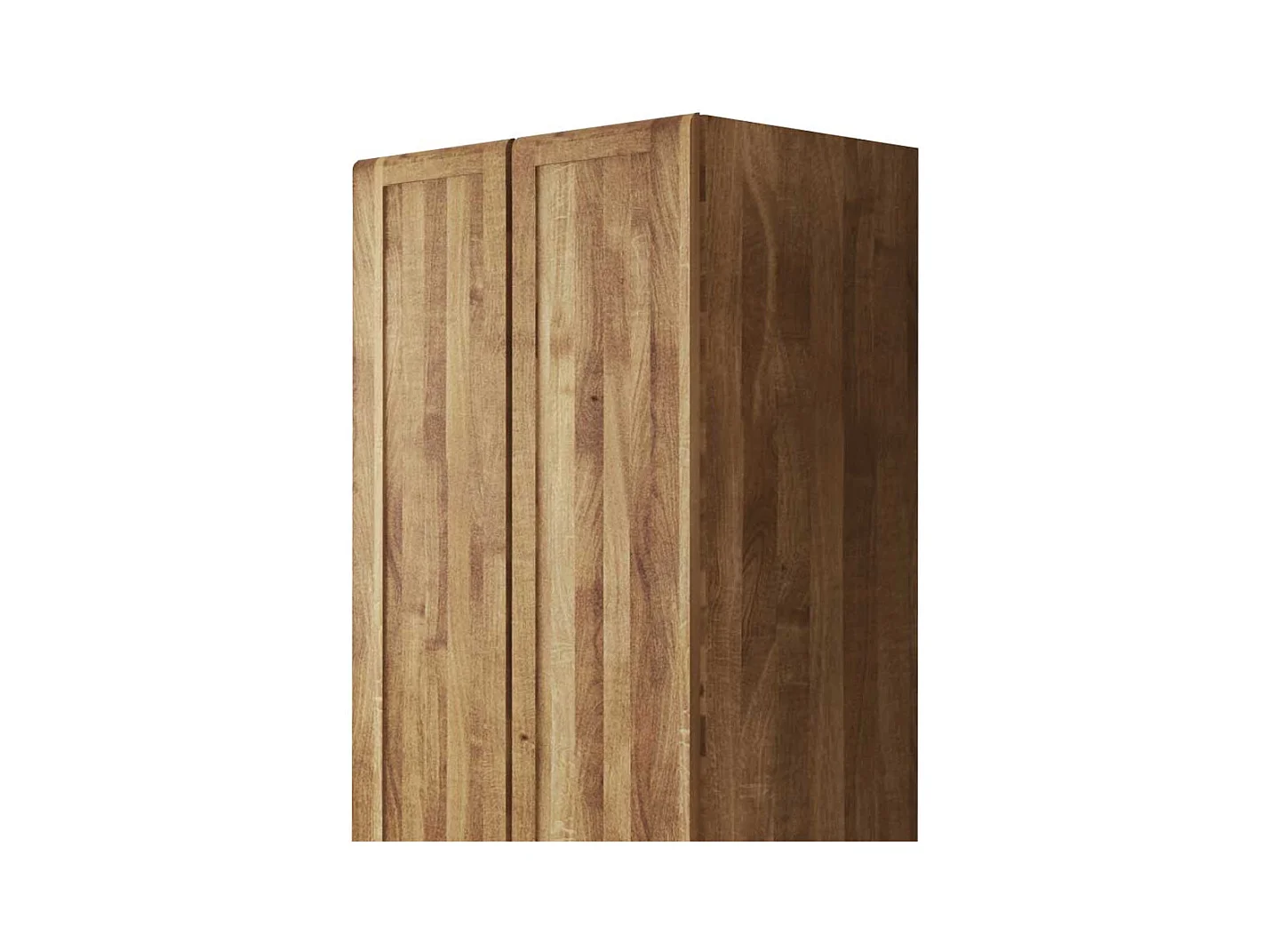 Holzschrank aus Wildeiche Massivholz 90 cm breit