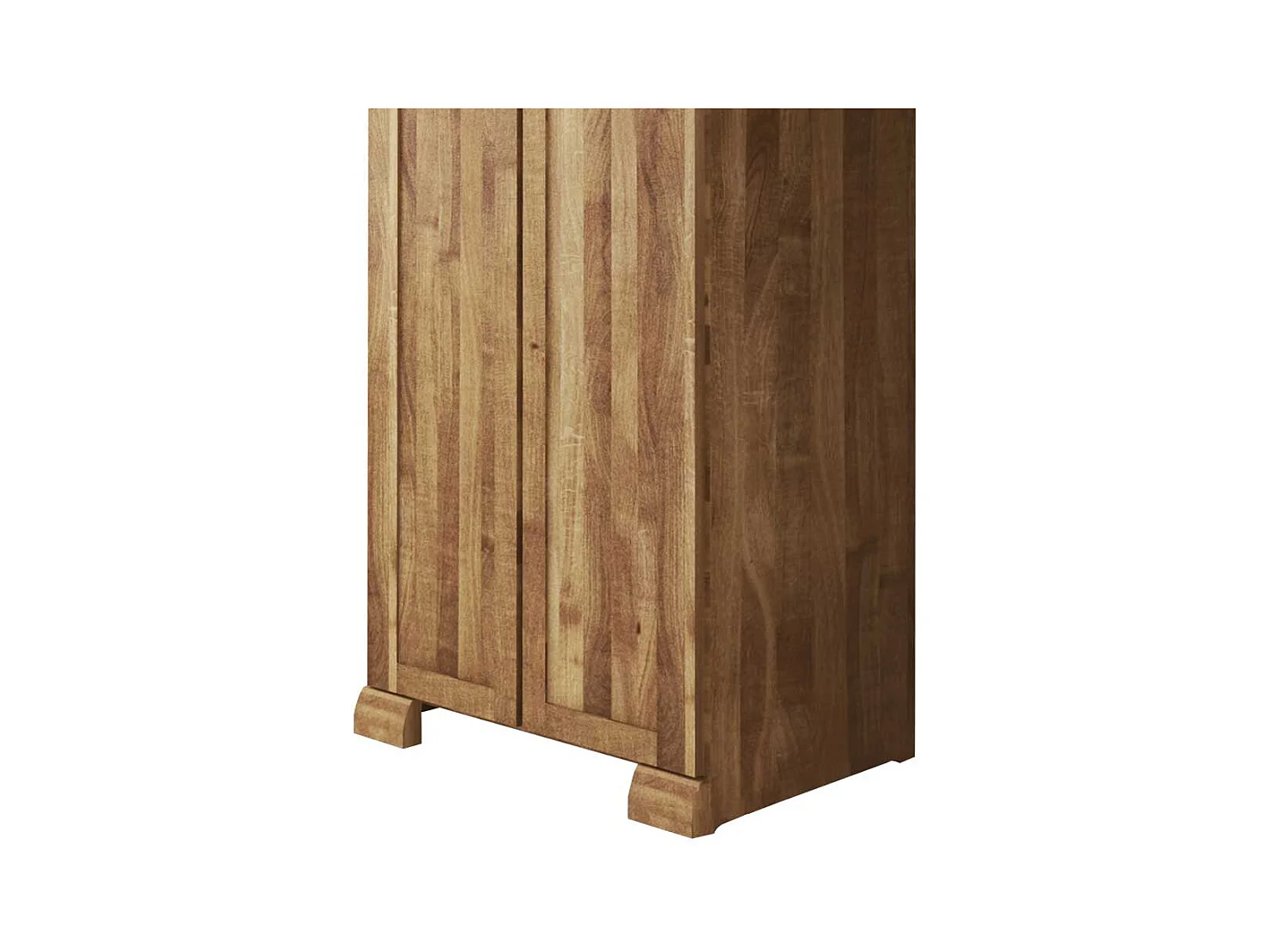 Holzschrank aus Wildeiche Massivholz 90 cm breit