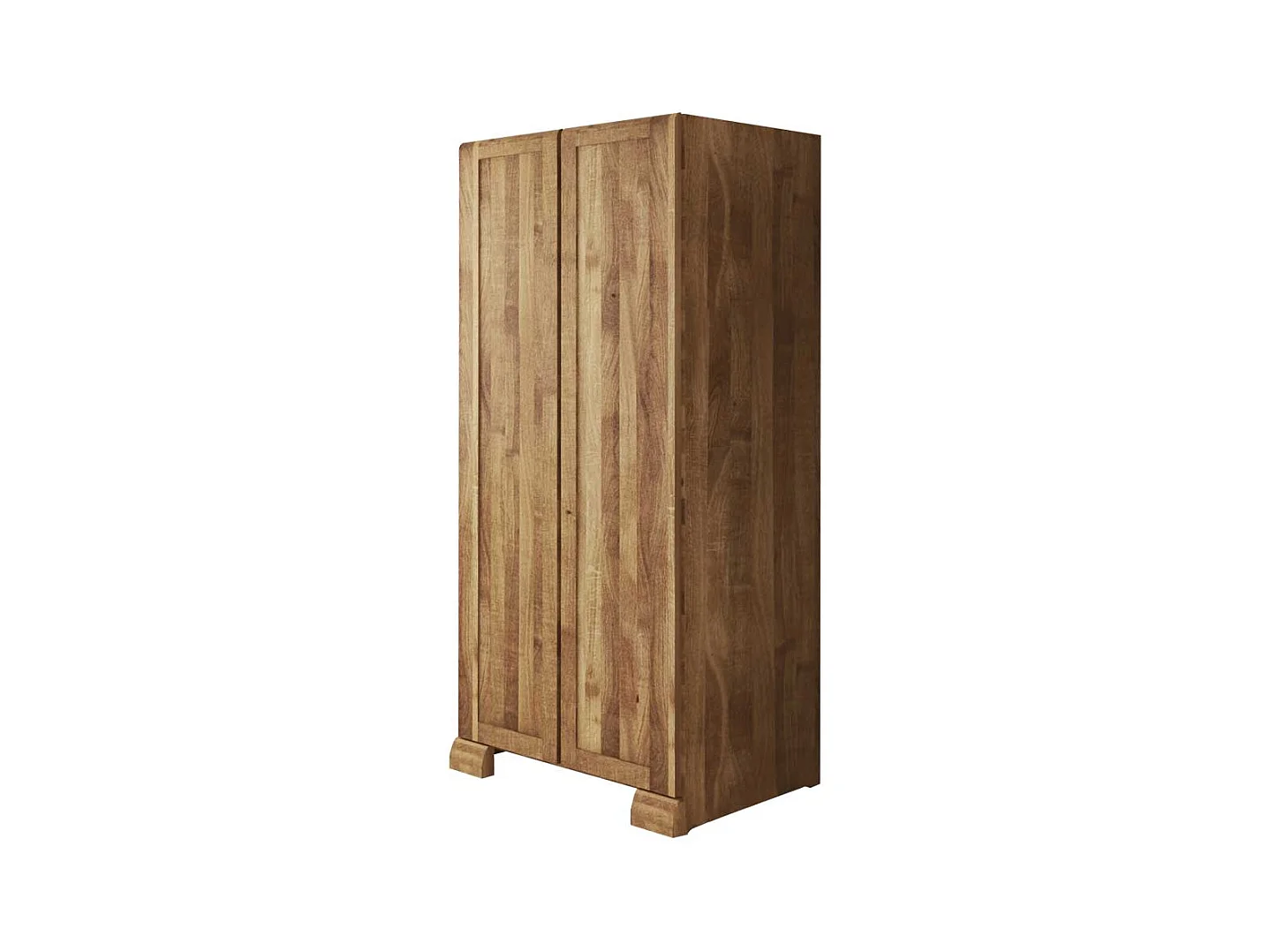 Holzschrank aus Wildeiche Massivholz 90 cm breit