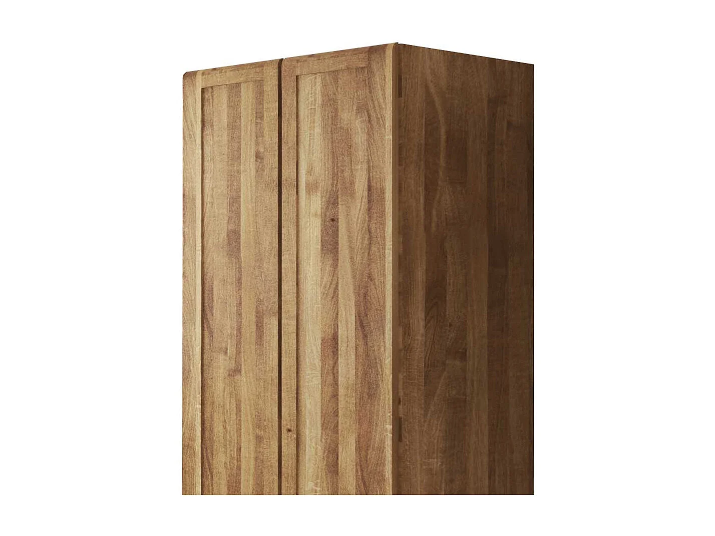 Holzschrank aus Wildeiche Massivholz 90 cm breit