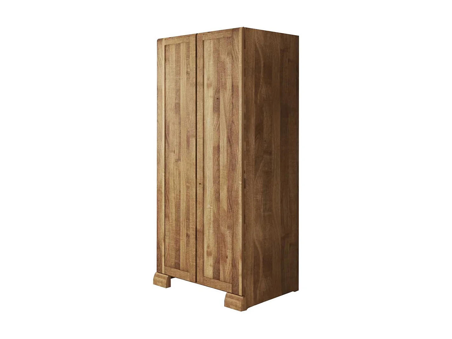 Holzschrank aus Wildeiche Massivholz 90 cm breit