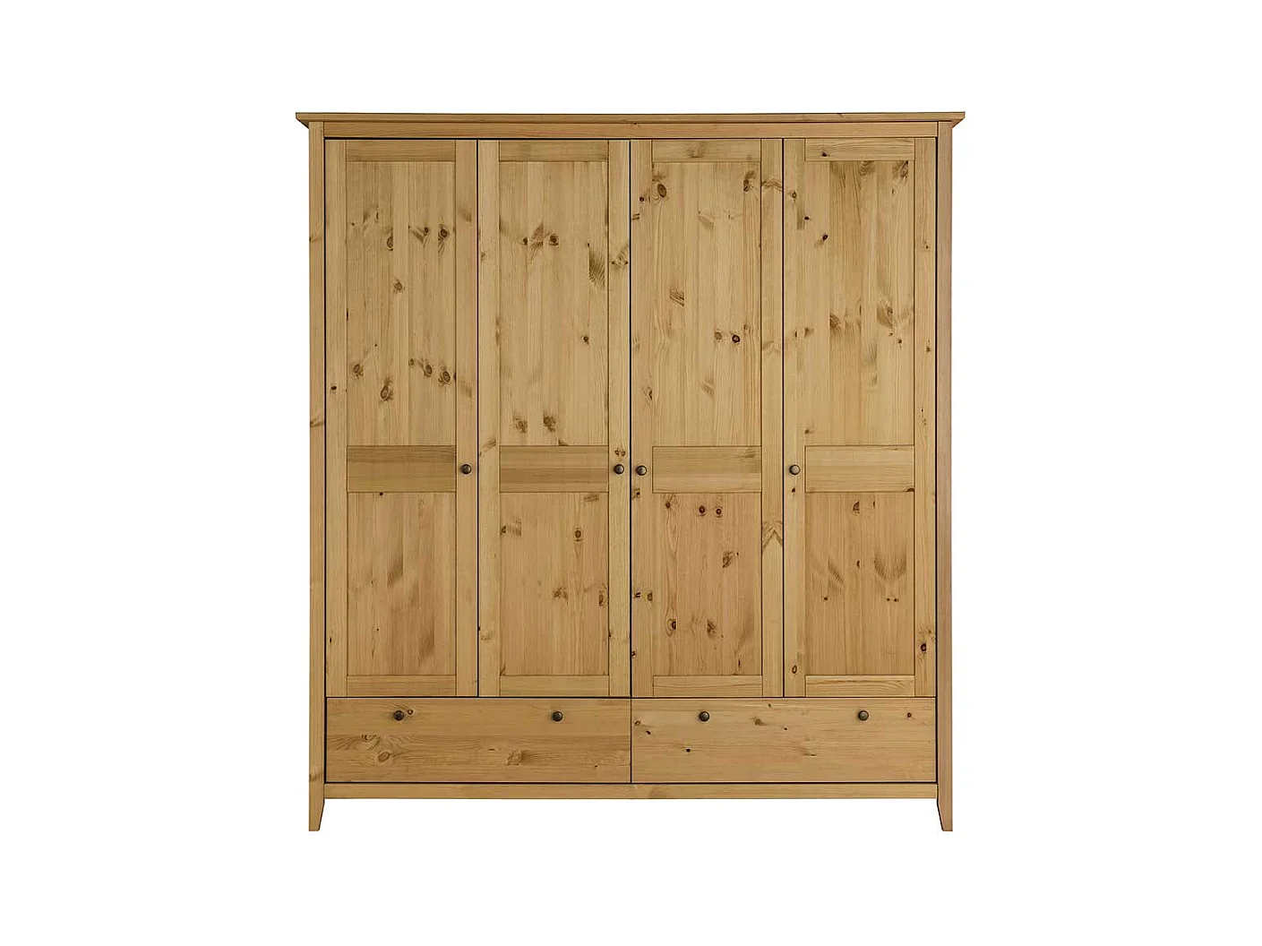 Holzkleiderschrank im Landhausstil 187 cm breit