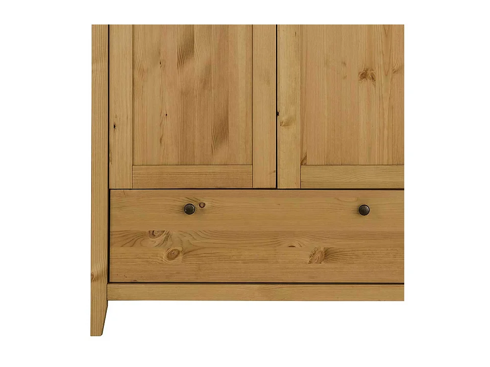 Holzkleiderschrank im Landhausstil 187 cm breit