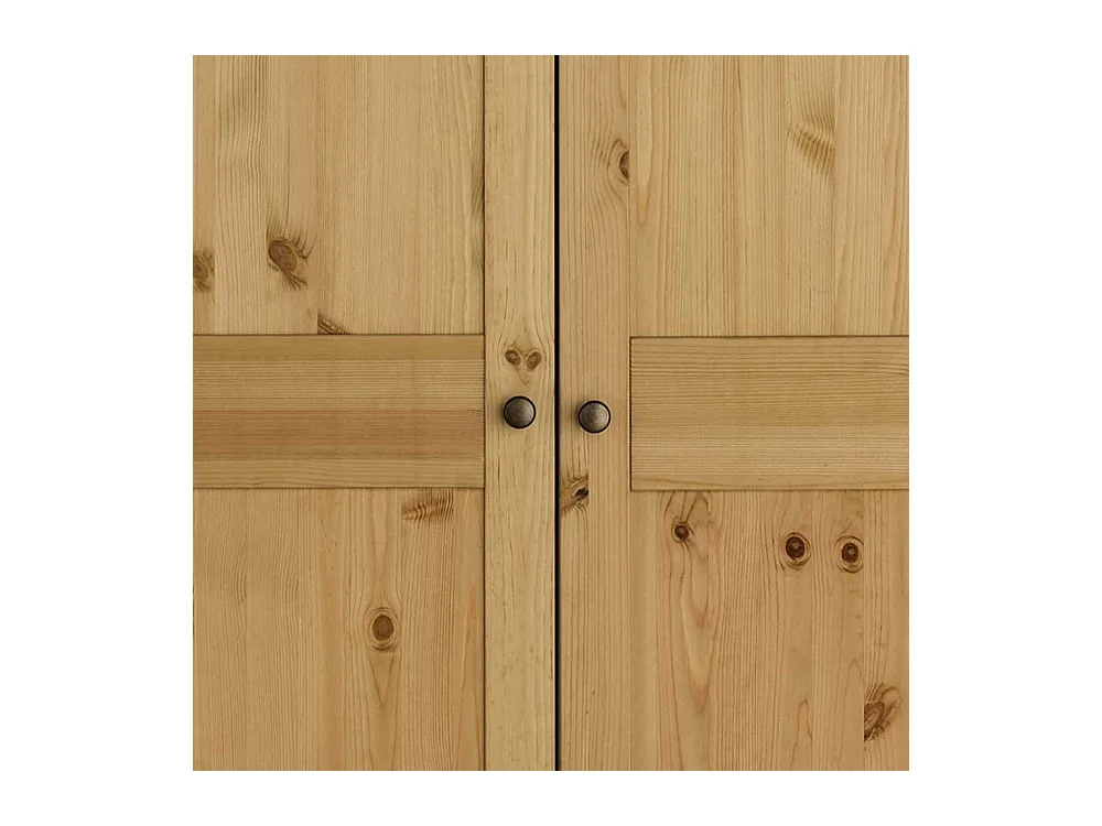 Holzkleiderschrank im Landhausstil 187 cm breit