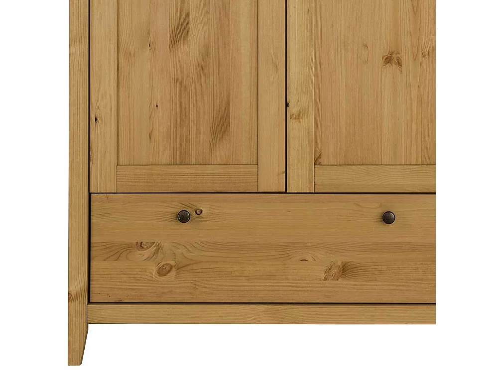 Holzkleiderschrank im Landhausstil 187 cm breit