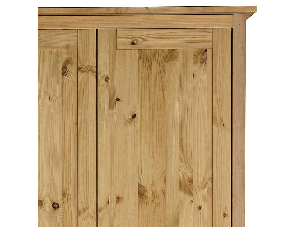 Holzkleiderschrank im Landhausstil 187 cm breit