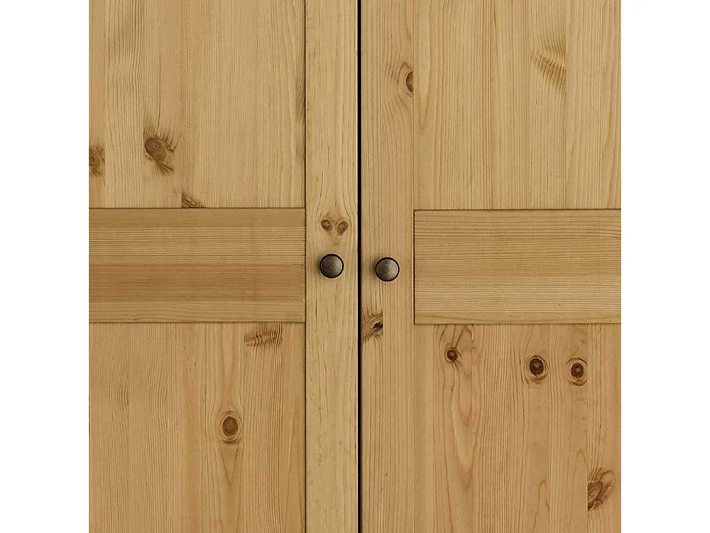 Holzkleiderschrank im Landhausstil 187 cm breit