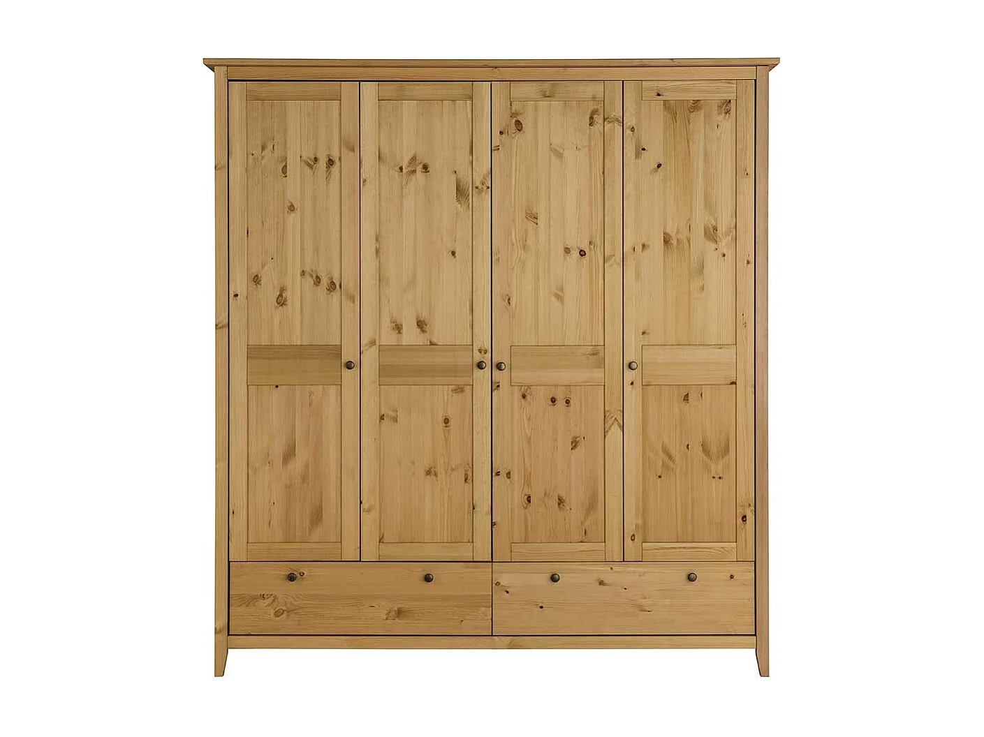Holzkleiderschrank im Landhausstil 187 cm breit