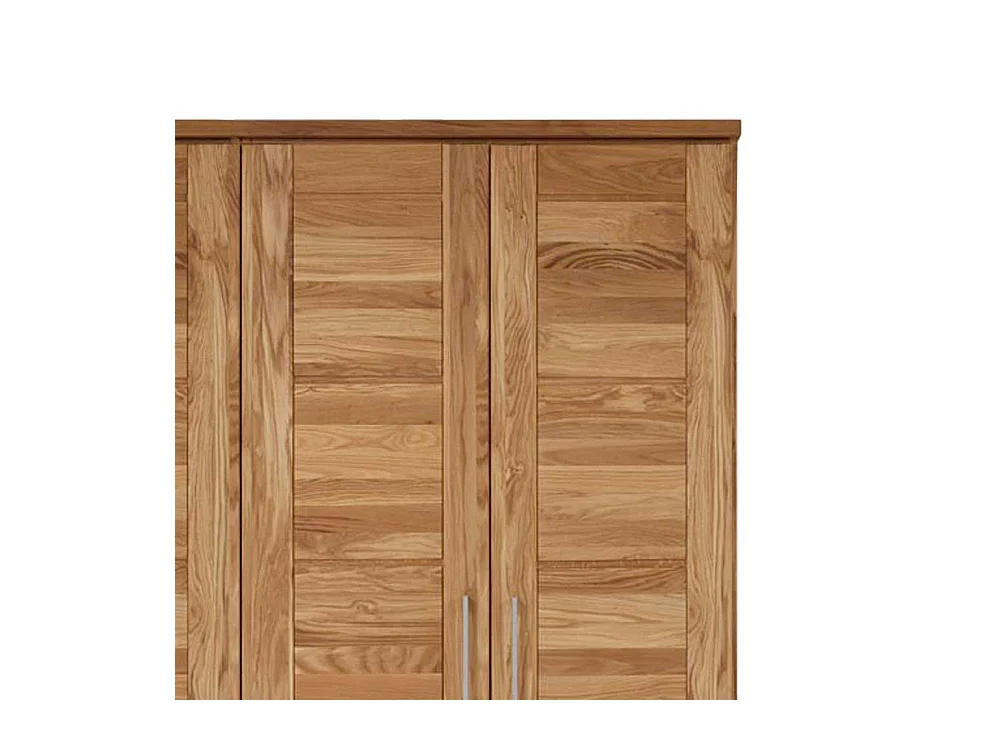 Holzschrank aus Wildeiche Massivholz 4 Türen