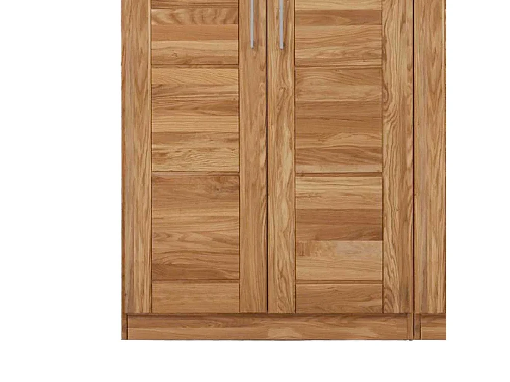 Holzschrank aus Wildeiche Massivholz 4 Türen