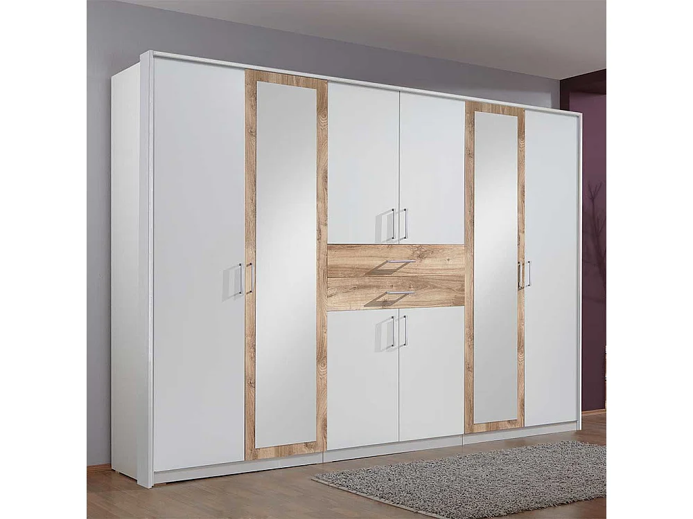 Schrank Schlafzimmer groß in modernem Design Spiegeltüren