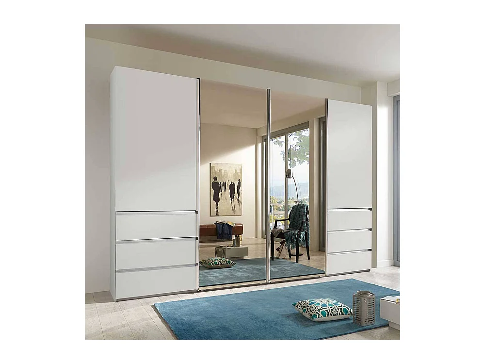 Schiebeschrank in modernem Design 330 cm breit - 67 cm tief