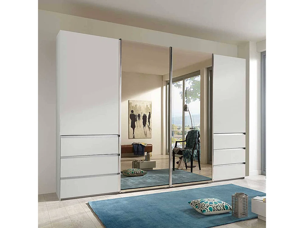 Schiebeschrank in modernem Design 330 cm breit - 67 cm tief